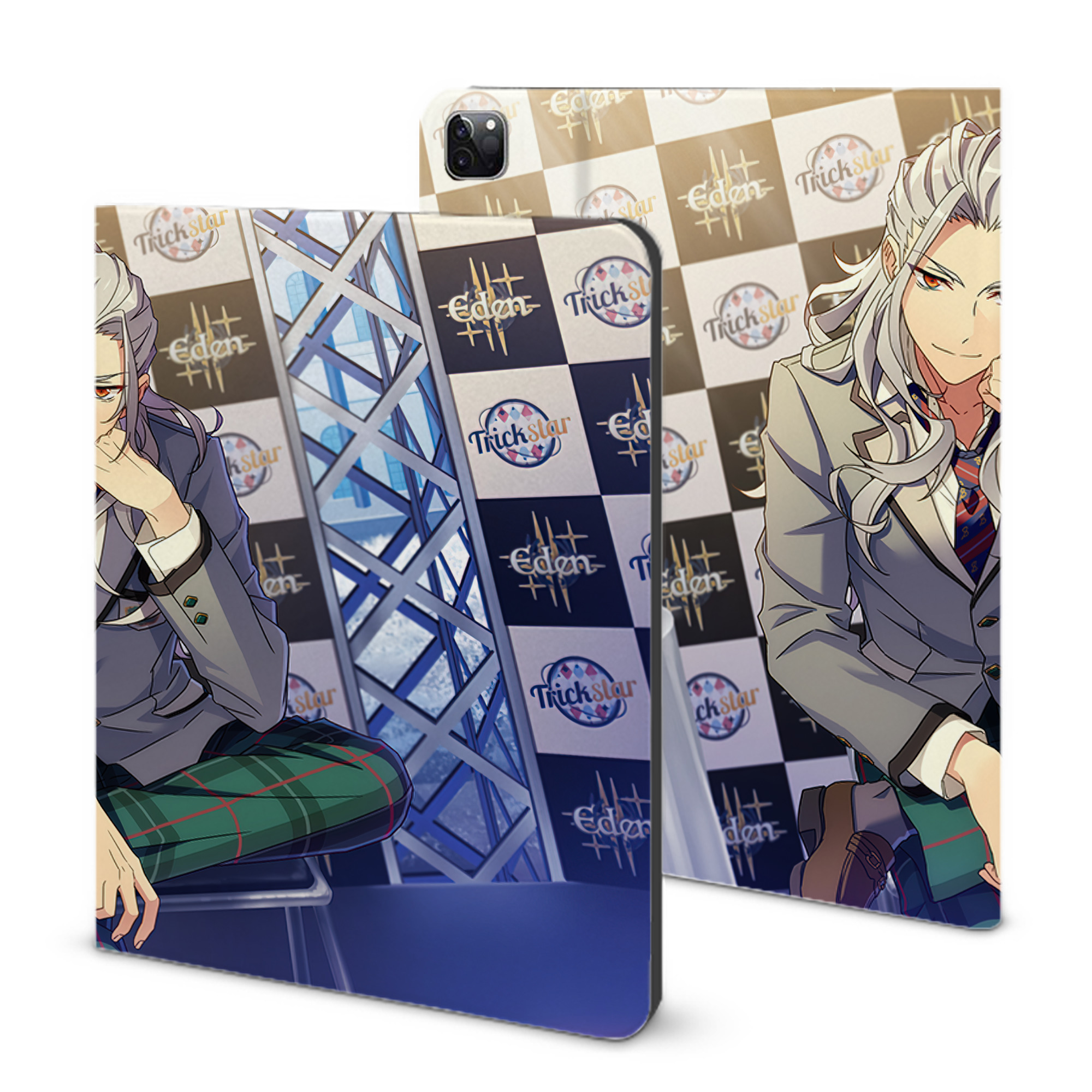 （画像用） あんさんぶるスターズ! Ensemble Stars IPad ケース ブック型 PUレザー TPU 耐衝撃 軽量 薄型 ペン収納なし 全面保護 IPad 各モデル対応